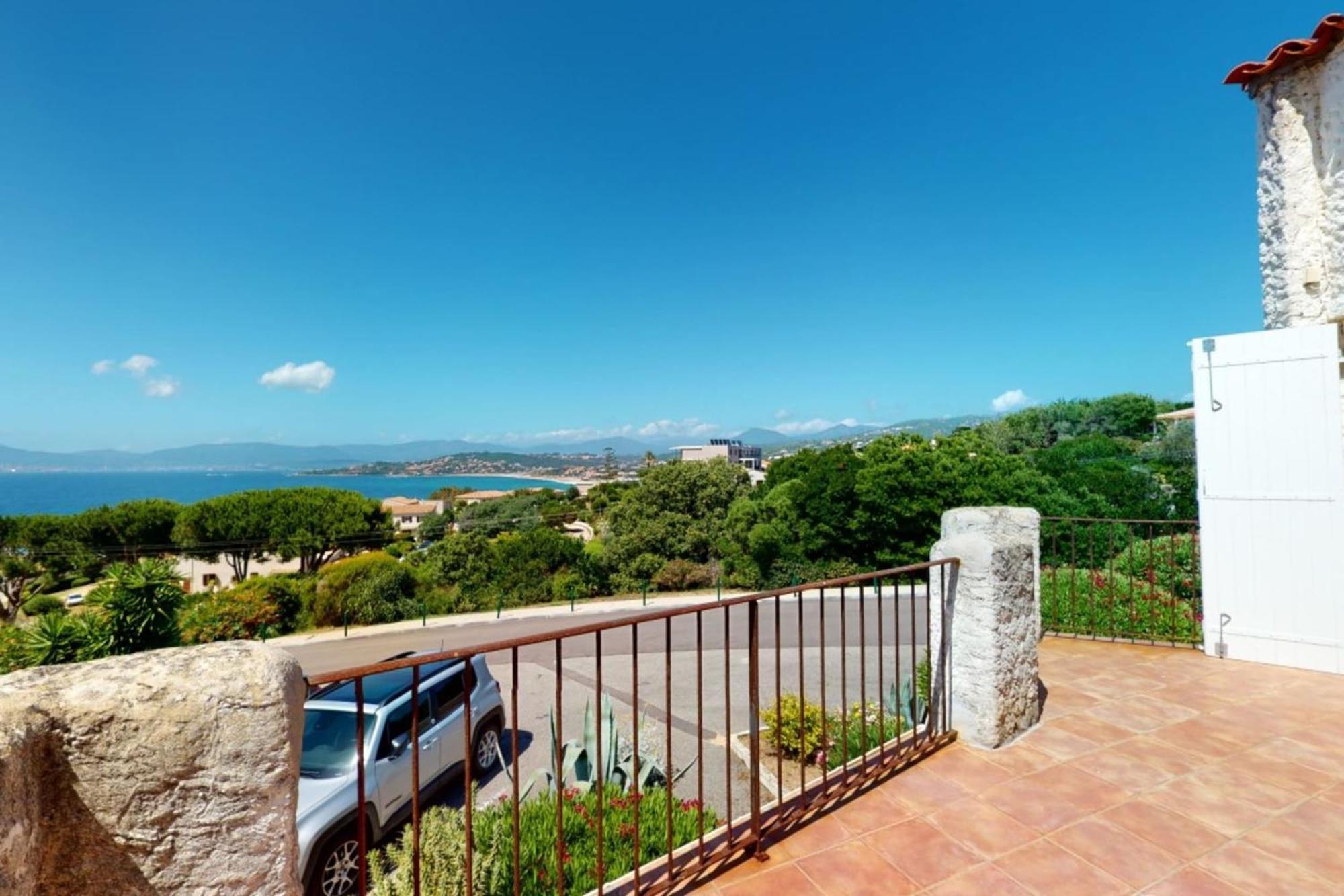 Haut De Villa Vue Mer 3 Pieces Climatise & Wifi 4 A 6 Personnes Pietrosella Exterior photo